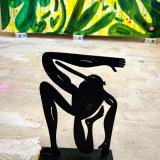 Yoga Alloy Black I | Skulpturer | Mormor | Mormor har lavet sin ikoniske yoga figur som skulptur. Figuren som kan findes i Mormors arbejde indenfor de mange sidste år og som sidst har været inkorporeret BIG architects SLUISHUIS bygning i Amsterdam.Begrænset udgave af 99. | Beauton Art Gallery skulpturer, børnevenlige, figurative, geometriske, grafiske, monokrome, pop, kroppe, tegneserier, stemninger, bevægelse, sorte, metal, andre-medier, sjove, interiør, bolig-indretning, moderne, moderne-kunst, Køb original kunst og kunstplakater. Malerier, tegninger, limited edition kunsttryk & plakater af dygtige kunstnere.