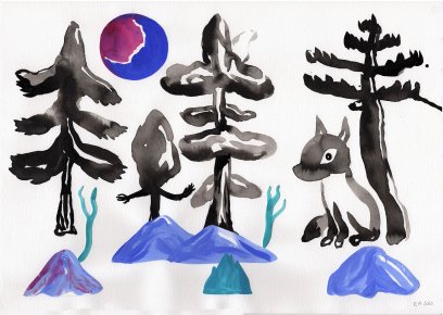 tegninger, gouache-malerier, akvarel-malerier, farverige, børnevenlige, figurative, landskab, minimalistiske, pop, dyreliv, botanik, natur, vilde-dyr, sorte, blå, gouache, blæk, papir, smukke, dansk, dekorative, design, skov, interiør, bolig-indretning, moderne, bjerge, nordisk, planter, plakater, flotte, tryk, skandinavisk, Køb original kunst og kunstplakater. Malerier, tegninger, limited edition kunsttryk & plakater af dygtige kunstnere.