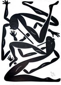 tegninger, børnevenlige, illustrative, monokrome, pop, kroppe, hverdagsliv, bevægelse, mennesker, sorte, hvide, artliner, papir, sjove, smukke, samtidskunst, københavn, dansk, dekorative, design, interiør, bolig-indretning, moderne, moderne-kunst, Køb original kunst og kunstplakater. Malerier, tegninger, limited edition kunsttryk & plakater af dygtige kunstnere.