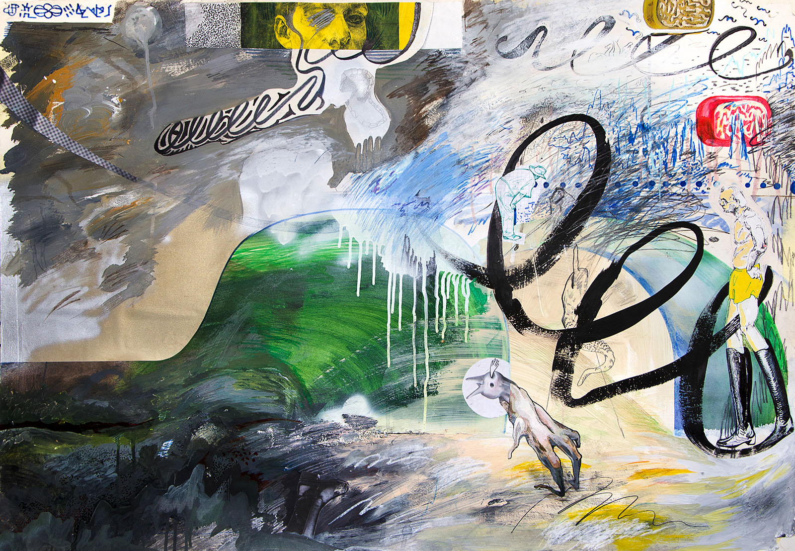 malerier, ekspressionistiske, grafiske, stemninger, bevægelse, natur, blå, grønne, grå, artliner, papir, tusch, olie, blyant, abstrakte-former, ansigter, sceneri, Køb original kunst af den højeste kvalitet. Malerier, tegninger, limited edition kunsttryk & plakater af dygtige kunstnere.