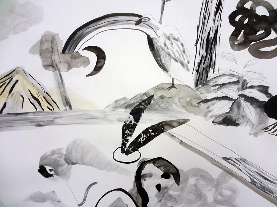 The end seeks a beginning | Tegninger, Gouache, Akvareller, Collager | Emilie Aastrup | Beauton Art Gallery tegninger, gouache, akvareller, collager, abstrakte, æstetiske, landskab, surrealistiske, botanik, natur, mønstre, sorte, brune, hvide, gouache, papir, blyant, akvarel, andre-medier, abstrakte-former, dekorative, blomster, interiør, bolig-indretning, bjerge, planter, sceneri, hav, træer, Køb original kunst og kunstplakater. Malerier, tegninger, limited edition kunsttryk & plakater af dygtige kunstnere.