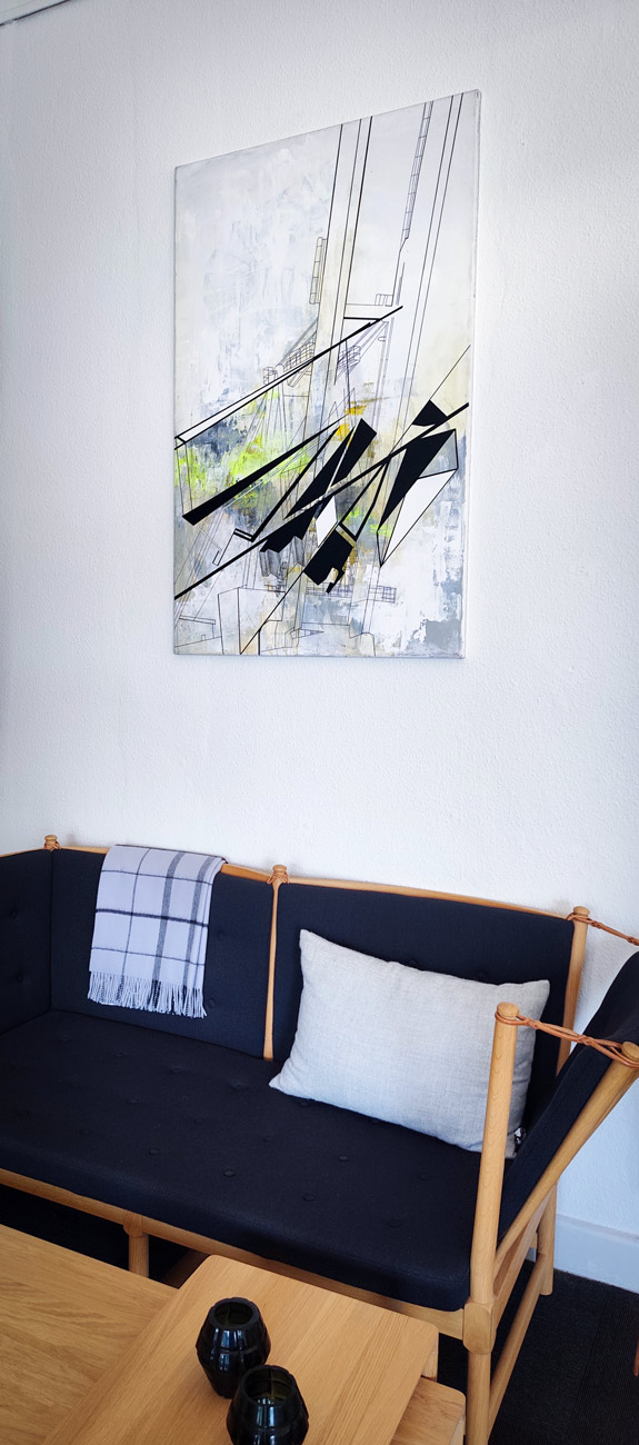 malerier, abstrakte, geometriske, grafiske, pop, arkitektur, mønstre, videnskab, teknologi, sorte, grå, hvide, gule, akryl, hørlærred, tusch, abstrakte-former, arkitektoniske, samtidskunst, dansk, dekorative, design, interiør, bolig-indretning, moderne, moderne-kunst, nordisk, skandinavisk, Køb original kunst og kunstplakater. Malerier, tegninger, limited edition kunsttryk & plakater af dygtige kunstnere.
