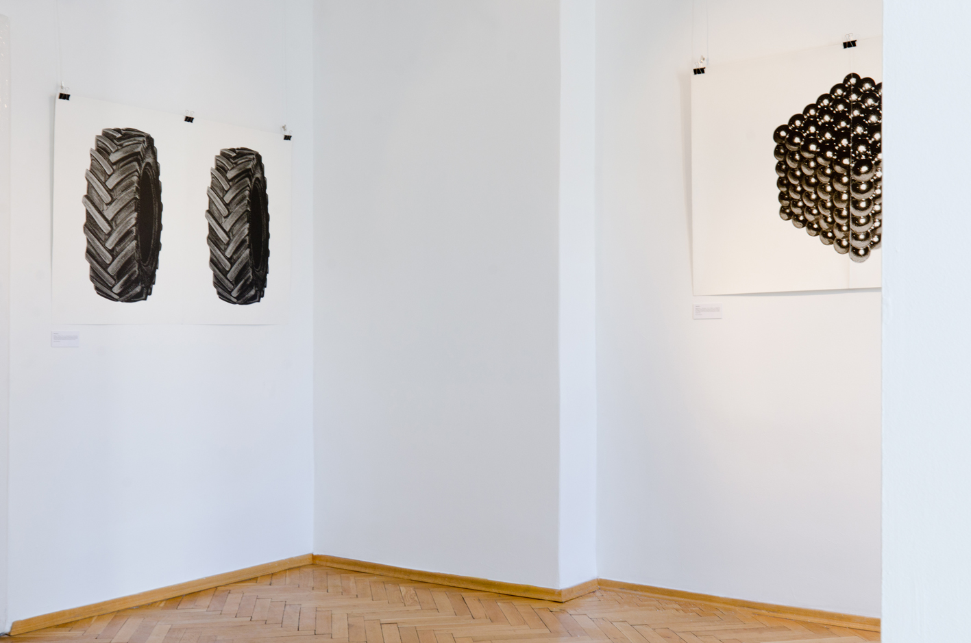 TIRES linocut_Doctorate Degree exhibition