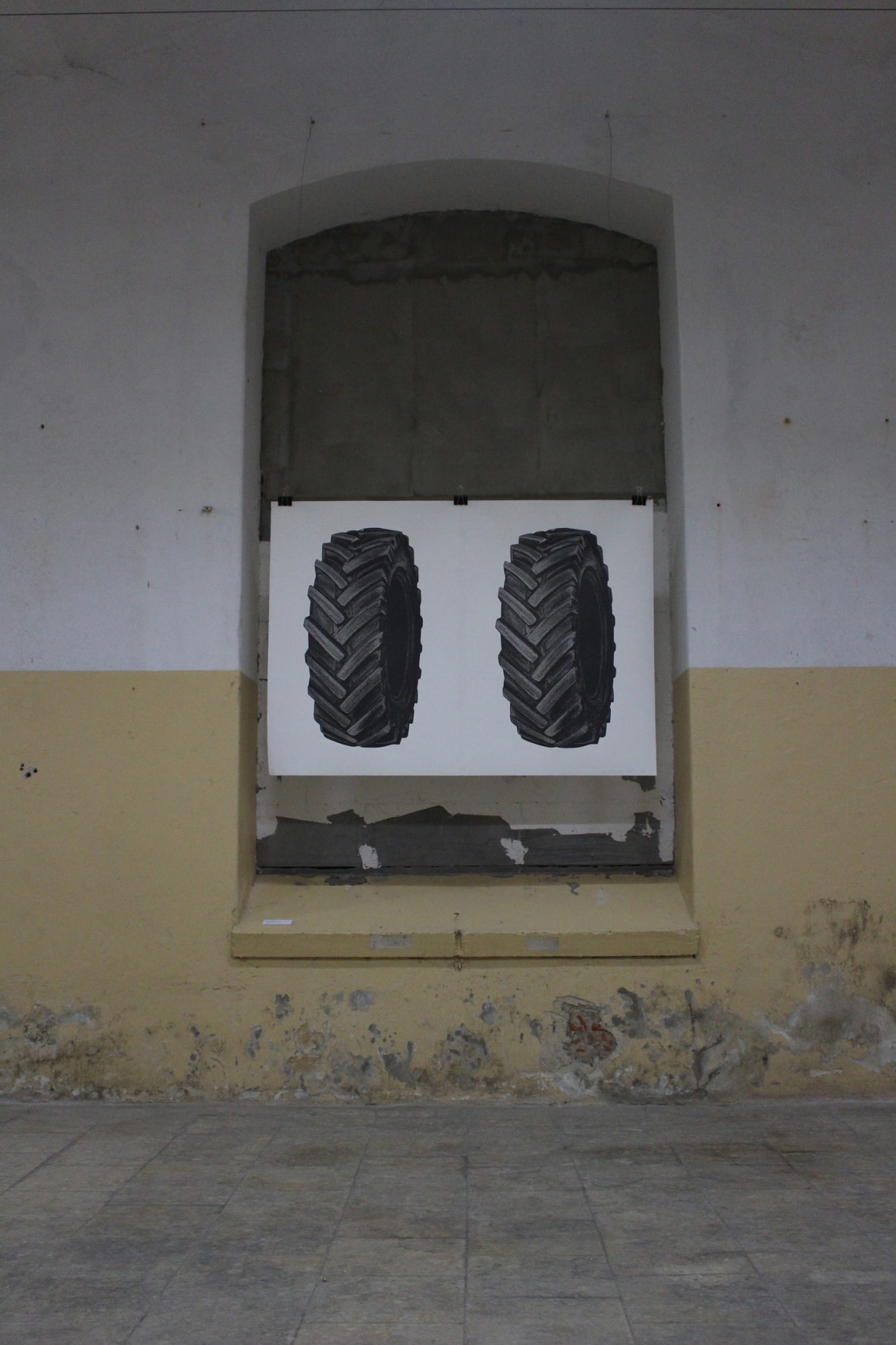 TIRES linocut_exhibition