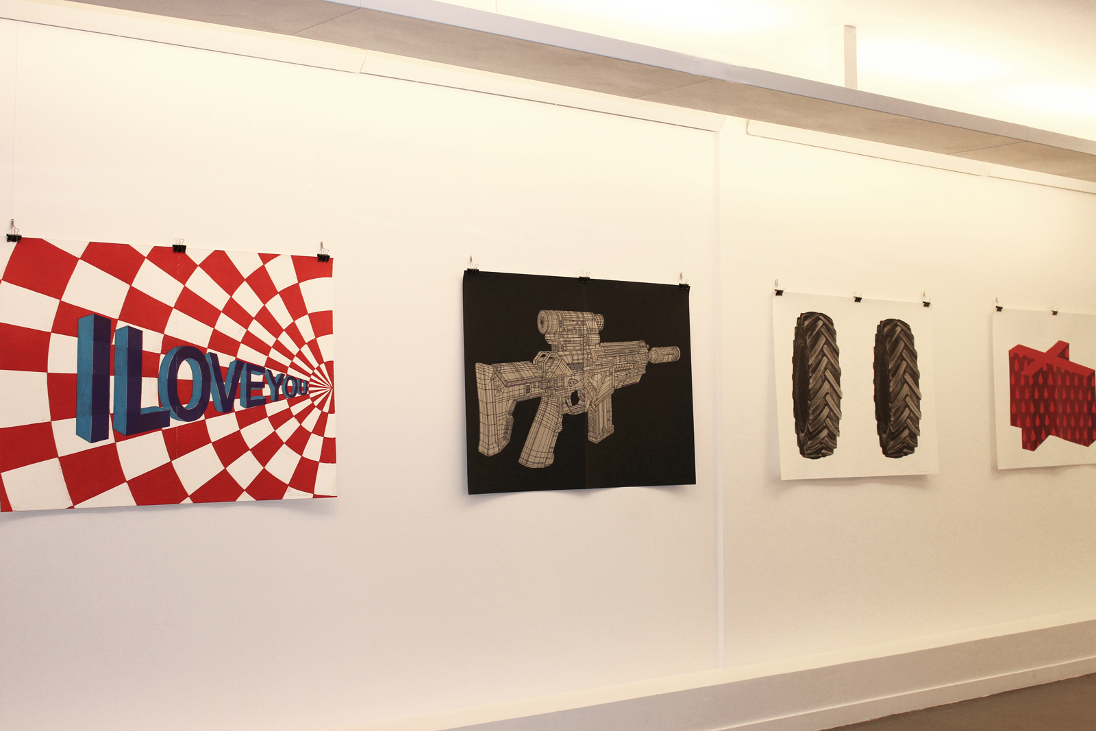 TIRES linocut_exhibition