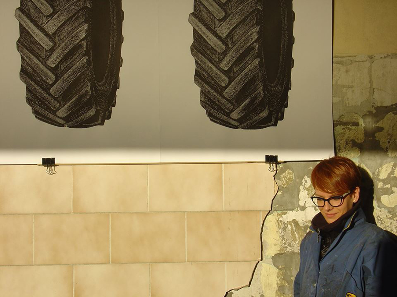 TIRES linocut_project