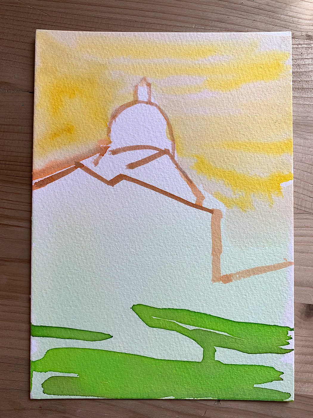gouache-malerier, akvarel-malerier, æstetiske, figurative, illustrative, arkitektur, religion, himmel, grønne, røde, hvide, gule, gouache, papir, akvarel, smukke, samtidskunst, dekorative, design, interiør, bolig-indretning, moderne, moderne-kunst, Køb original kunst og kunstplakater. Malerier, tegninger, limited edition kunsttryk & plakater af dygtige kunstnere.